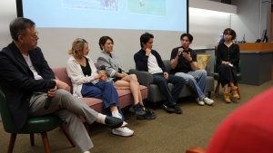 明愛白英奇專業學校設計學系與香港電影導演會合辦第二場《導．演新「戲」象》放映會，邀請到兩位導演，廖綺慧小姐、陳英吉先生，以及兩位演員關寶慧小姐、劉仲軒先生擔任映後談分享嘉賓。